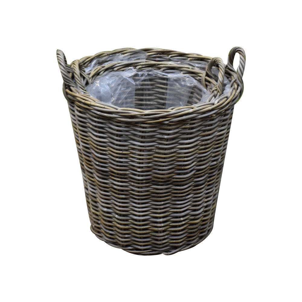 AVH-Collectie Isa mandenset 45x45xH50 cm en 55x55xH55 cm AVH-Collectie Isa mandenset 45x45xH50 cm en 55x55xH55 cm