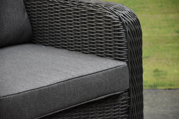 Bilbao Premium dining hoek loungeset 7 delig verstelbaar antraciet wicker Bilbao Premium dining hoek loungeset 7 delig verstelbaar antraciet wicker