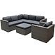 AVH-Collectie Sahara hoek loungeset 4 delig antraciet wicker AVH-Collectie Sahara hoek loungeset 4 delig antraciet wicker