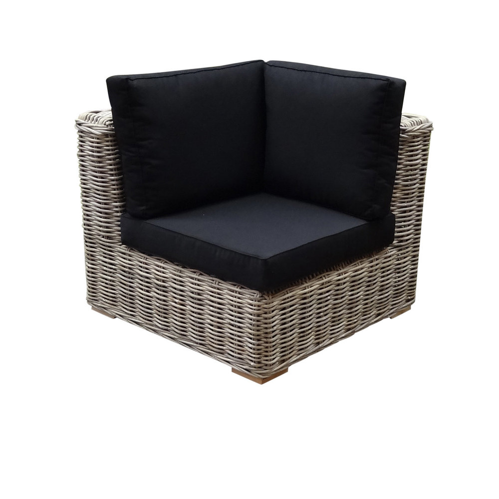AVH-Collectie Nissah modulair hoek loungeset 6 delig naturel rotan AVH-Collectie Nissah modulair hoek loungeset 6 delig naturel rotan