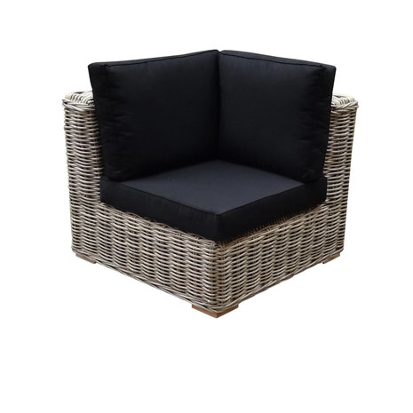 AVH-Collectie Nissah modulair hoek loungeset 6 delig naturel rotan AVH-Collectie Nissah modulair hoek loungeset 6 delig naturel rotan