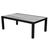AVH-Collectie Vegas lounge tuintafel aluminium antraciet 120 x 70 x H43 cm AVH-Collectie Vegas lounge tuintafel aluminium antraciet 120 x 70 x H43 cm