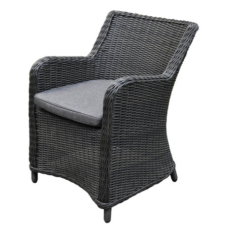 Bilbao Menorca dining tuinset 220x100xH77 cm 7 delig  antraciet