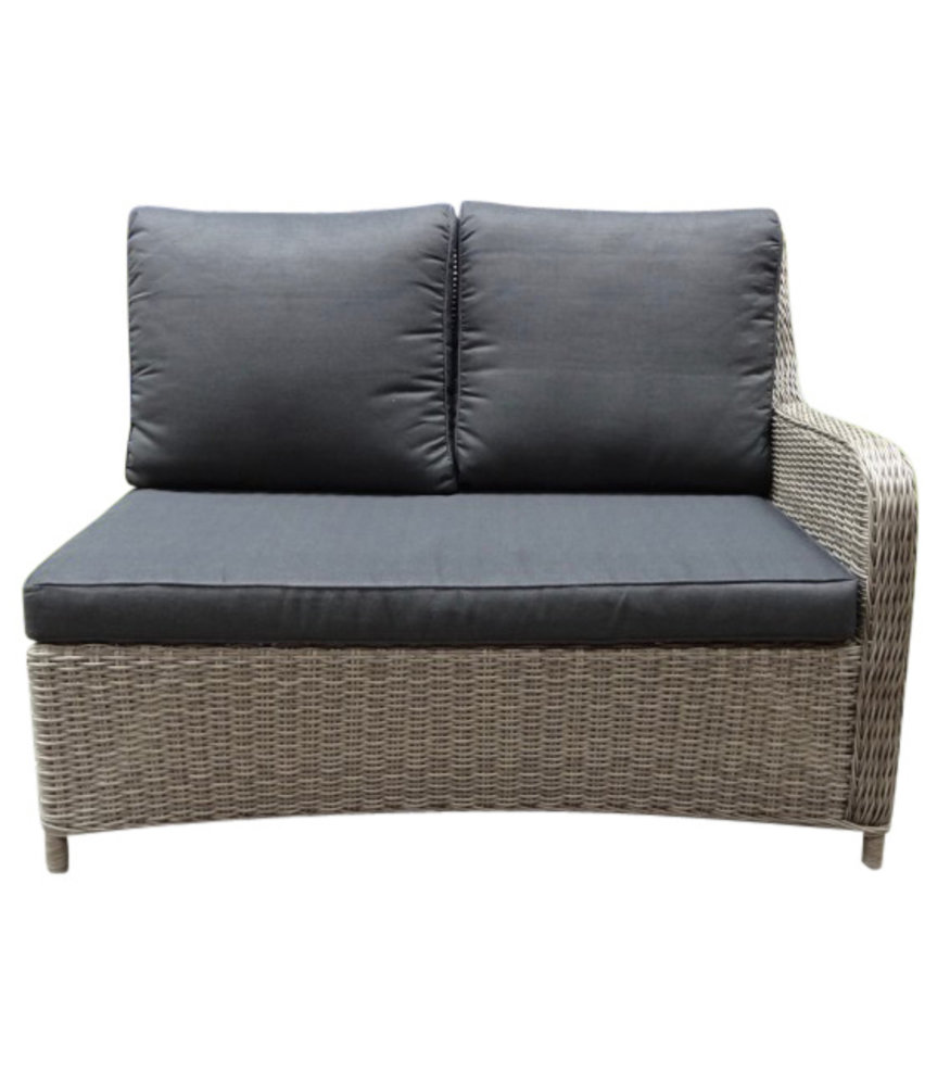 AVH-Collectie Bilbao dining hoek loungeset 7 delig grijs verstelbare tafel AVH-Collectie Bilbao dining hoek loungeset 7 delig grijs verstelbare tafel