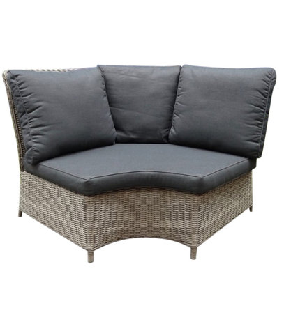 AVH-Collectie Bilbao dining hoek loungeset 7 delig grijs verstelbare tafel AVH-Collectie Bilbao dining hoek loungeset 7 delig grijs verstelbare tafel