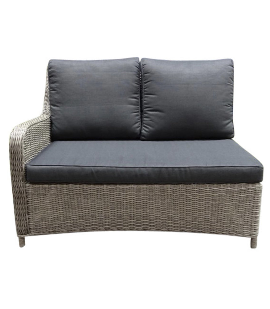 AVH-Collectie Bilbao dining hoek loungeset 8 delig grijs verstelbare tafel AVH-Collectie Bilbao dining hoek loungeset 8 delig grijs verstelbare tafel