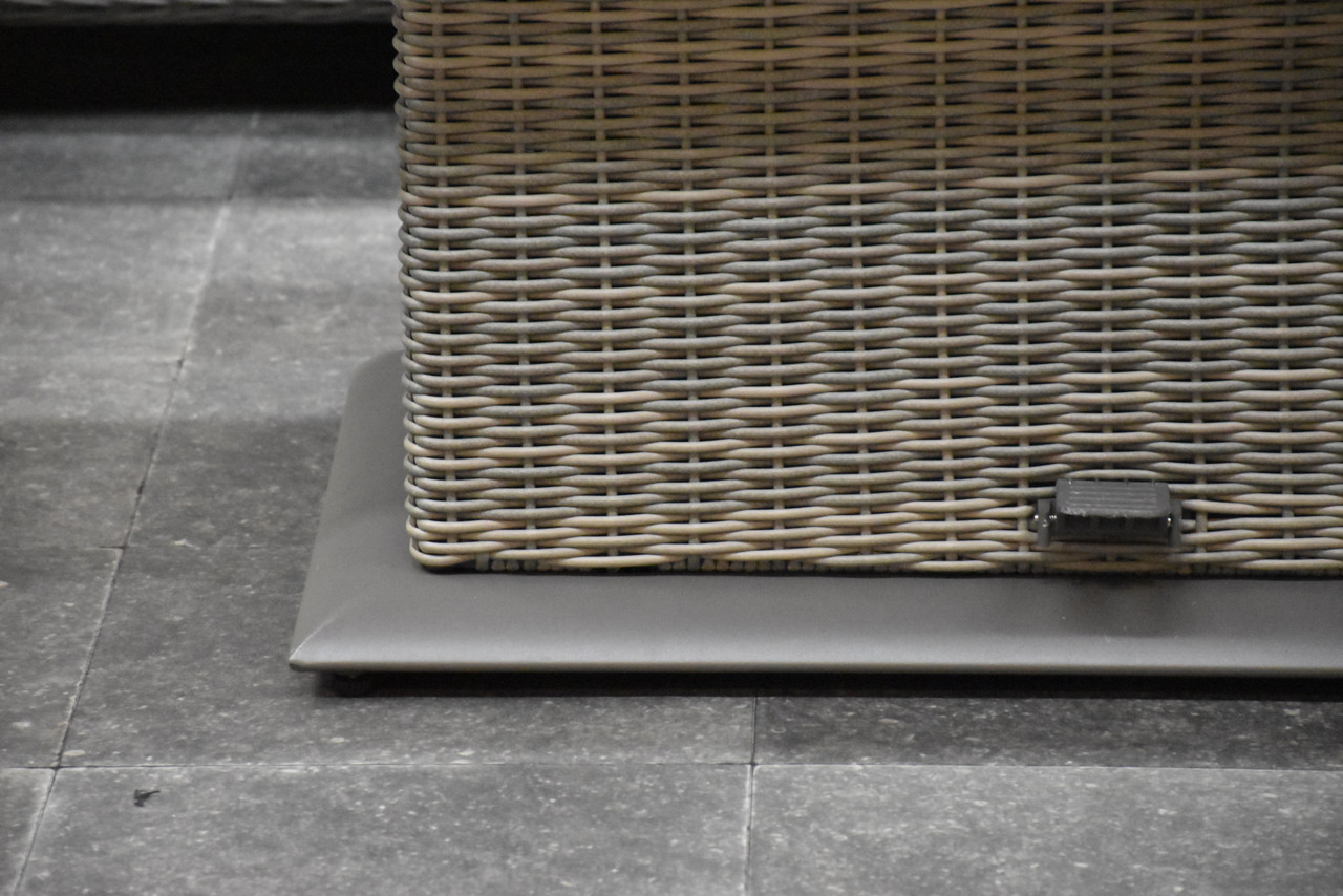 AVH-Collectie Bilbao dining hoek loungeset 8 delig grijs verstelbare tafel AVH-Collectie Bilbao dining hoek loungeset 8 delig grijs verstelbare tafel