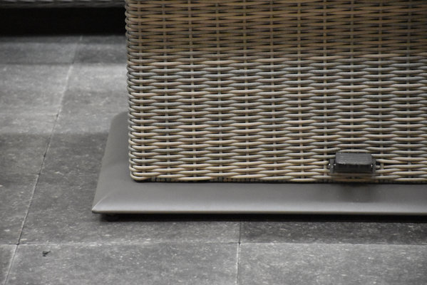 AVH-Collectie Bilbao dining hoek loungeset 8 delig grijs verstelbare tafel AVH-Collectie Bilbao dining hoek loungeset 8 delig grijs verstelbare tafel