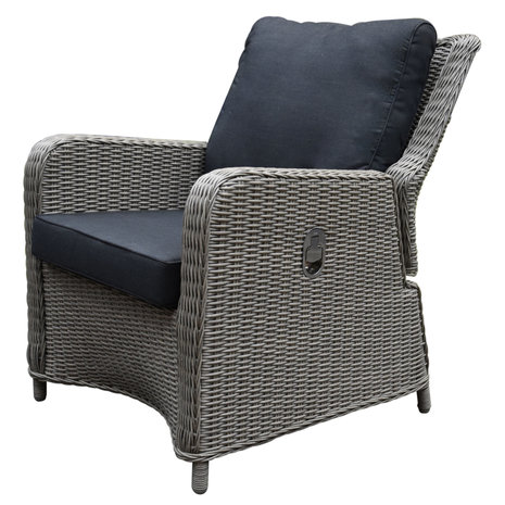 AVH-Collectie Bilbao dining hoek loungeset 5 delig grijs verstelbare tafel AVH-Collectie Bilbao dining hoek loungeset 5 delig grijs verstelbare tafel