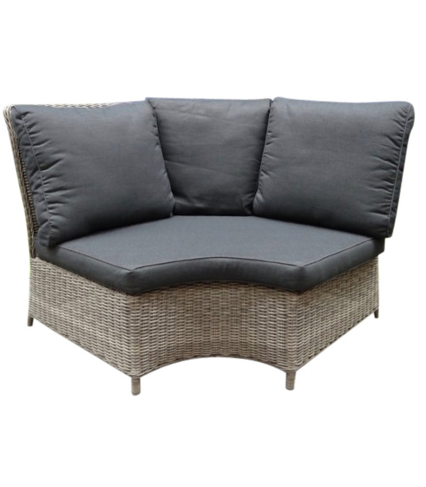 AVH-Collectie Bilbao dining hoek loungeset 5 delig grijs verstelbare tafel AVH-Collectie Bilbao dining hoek loungeset 5 delig grijs verstelbare tafel