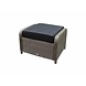 AVH-Collectie Ibiza XL stoel bank dining loungeset 6 delig grijs met verstelbare tafel vierkant AVH-Collectie Ibiza XL stoel bank dining loungeset 6 delig grijs met verstelbare tafel vierkant