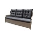 AVH-Collectie Ibiza XL stoel bank dining loungeset 6 delig grijs met verstelbare tafel AVH-Collectie Ibiza XL stoel bank dining loungeset 6 delig grijs met verstelbare tafel