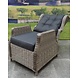 AVH-Collectie Ibiza XL stoel bank dining loungeset 6 delig grijs met verstelbare tafel AVH-Collectie Ibiza XL stoel bank dining loungeset 6 delig grijs met verstelbare tafel
