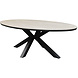Garden Impressions Edison dining tuintafel 220x115xH75 cm antraciet teak look Garden Impressions Edison dining tuintafel 220x115xH75 cm antraciet teak look