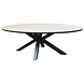 Garden Impressions Edison dining tuintafel 220x115xH75 cm antraciet teak look Garden Impressions Edison dining tuintafel 220x115xH75 cm antraciet teak look