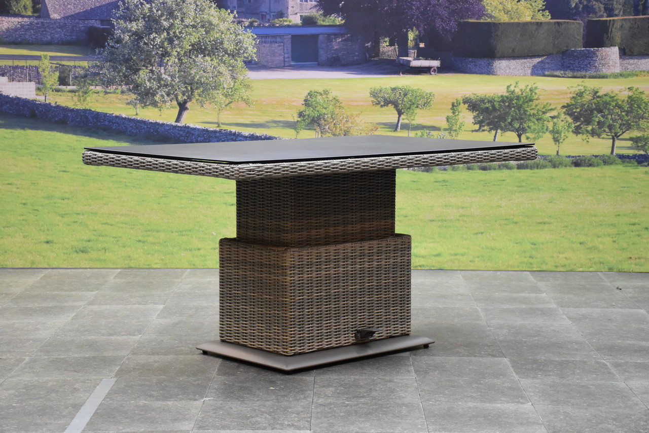 AVH-Collectie Bilbao stoel bank dining loungeset 4 delig grijs verstelbare tafel AVH-Collectie Bilbao stoel bank dining loungeset 4 delig grijs verstelbare tafel