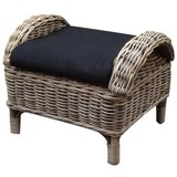 AVH-Collectie Naturel relax voetenbank 50x65xH43 cm - olefin black AVH-Collectie Naturel relax voetenbank 50x65xH43 cm - olefin black