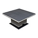 AVH-Collectie Miami lounge-diningtafel 90x90xH45-65 cm in hoogte verstelbaar wit grijs AVH-Collectie Miami lounge-diningtafel 90x90xH45-65 cm in hoogte verstelbaar wit grijs