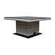 AVH-Collectie Miami lounge-diningtafel 90x90xH45-65 cm in hoogte verstelbaar wit grijs AVH-Collectie Miami lounge-diningtafel 90x90xH45-65 cm in hoogte verstelbaar wit grijs