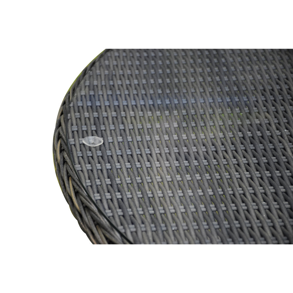 AVH-Collectie Riccione dining tuintafel 150 cm rond antraciet