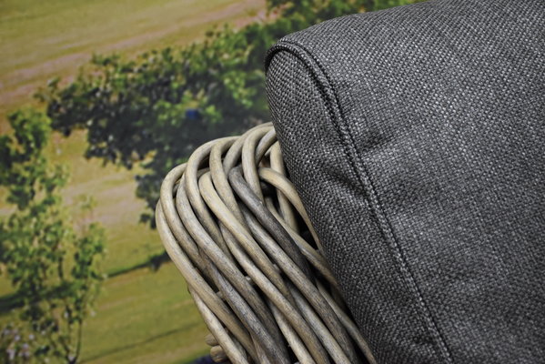 Barakaldo stoel bank loungeset 4 delig bruin grijs wicker Barakaldo stoel bank loungeset 4 delig bruin grijs wicker