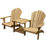 AVH-Collectie Canadian Twin teakhouten relax set AVH-Collectie Canadian Twin teakhouten relax set