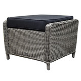 AVH-Collectie Ibiza voetenbank 64x52xH43 cm grijs