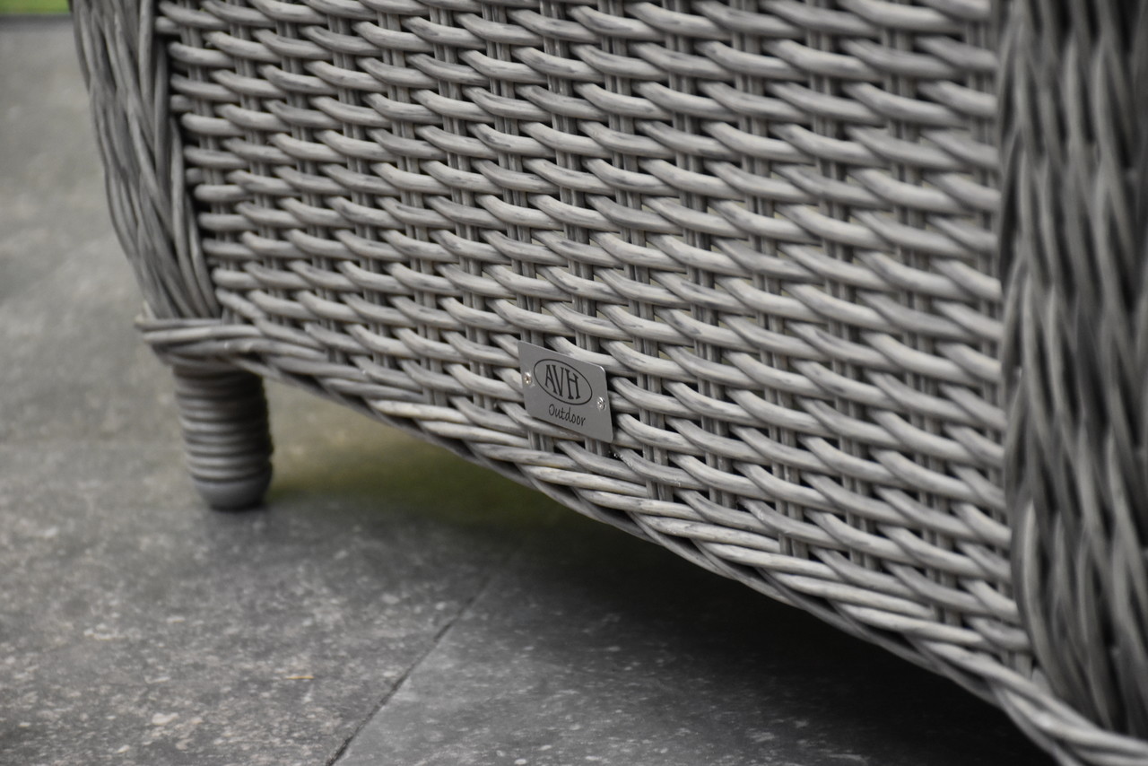 AVH-Collectie Ibiza voetenbank 64x52xH43 cm grijs AVH-Collectie Ibiza voetenbank 64x52xH43 cm grijs