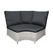 AVH-Collectie Bilbao dining hoek loungeset 9 delig wit verstelbare tafel AVH-Collectie Bilbao dining hoek loungeset 9 delig wit verstelbare tafel