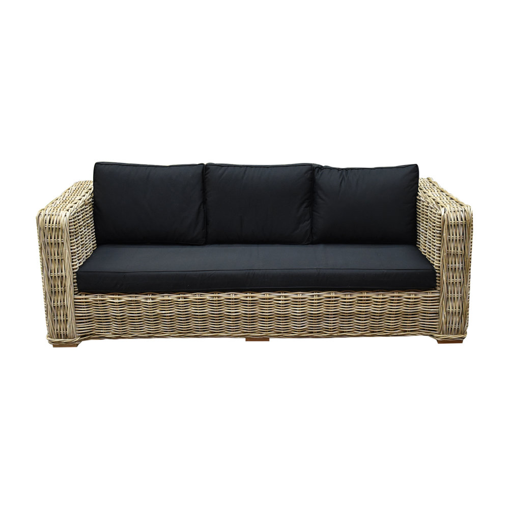 AVH-Collectie Nissah bank loungeset 3-delig rotan AVH-Collectie Nissah bank loungeset 3-delig rotan