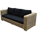AVH-Collectie Nissah 3-zitsbank naturel rotan - suntech black AVH-Collectie Nissah 3-zitsbank naturel rotan - suntech black
