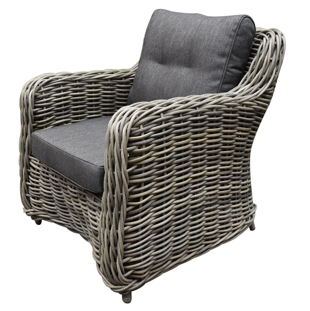 AVH-Collectie Barakaldo premium lounge tuinstoel grijs AVH-Collectie Barakaldo premium lounge tuinstoel grijs