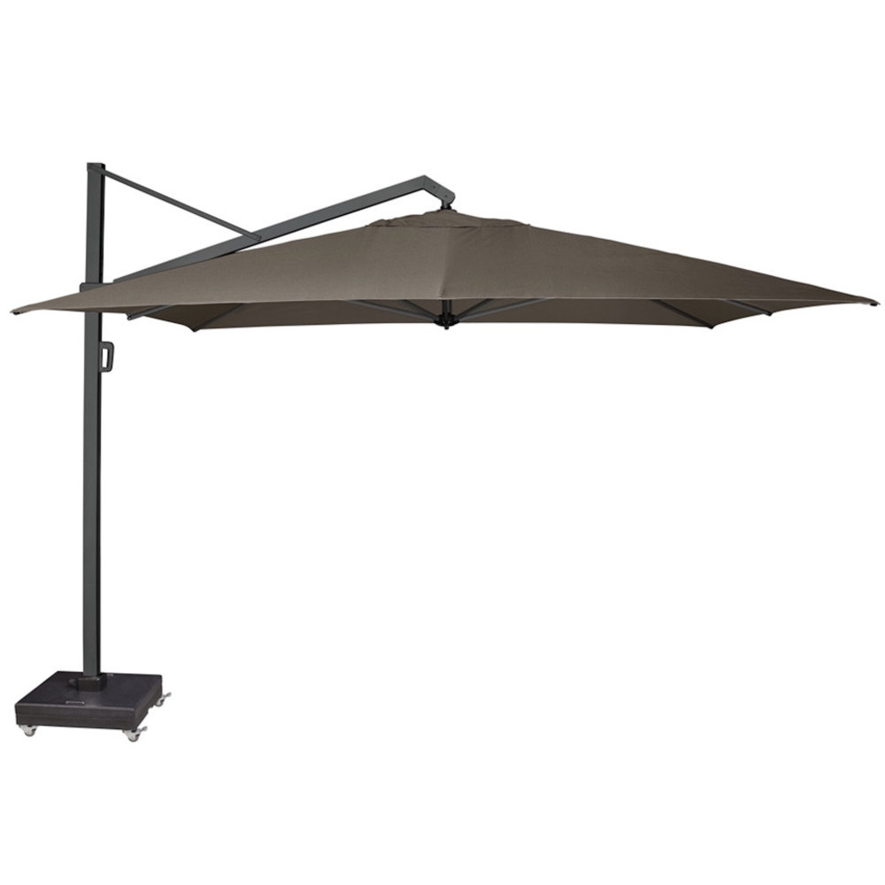 Platinum Icon premium zweefparasol 400x300 cm havanna