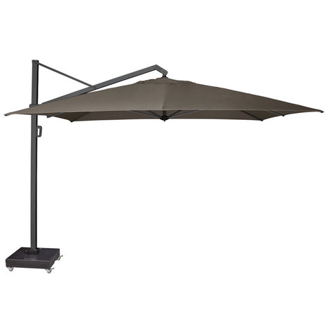 Platinum Icon premium zweefparasol 400x300 cm havanna
