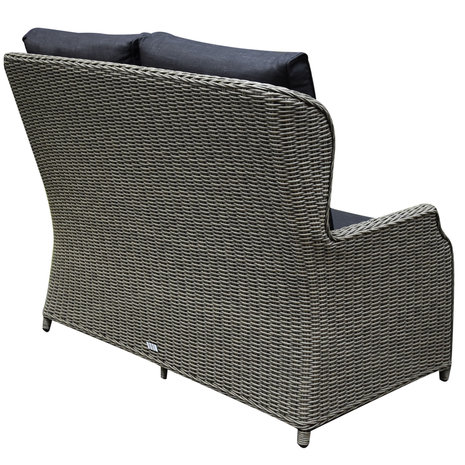 AVH-Collectie Ibiza stoel-bank loungeset 4-delig verstelbaar grijs AVH-Collectie Ibiza stoel-bank loungeset 4-delig verstelbaar grijs