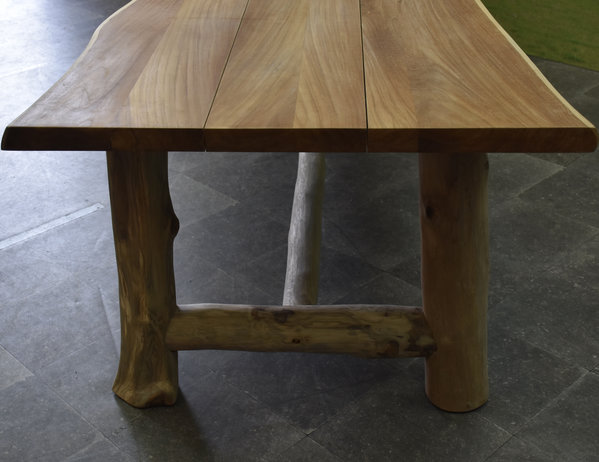 AVH-Collectie Pearl dining tuinset 300x100xH77,5 teak 2 delig