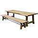 AVH-Collectie Pearl dining tuinset 300x100xH77,5 teak 2 delig AVH-Collectie Pearl dining tuinset 300x100xH77,5 teak 2 delig