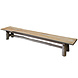 AVH-Collectie Pearl dining tuinset 300x100xH77,5 teak 2 delig AVH-Collectie Pearl dining tuinset 300x100xH77,5 teak 2 delig
