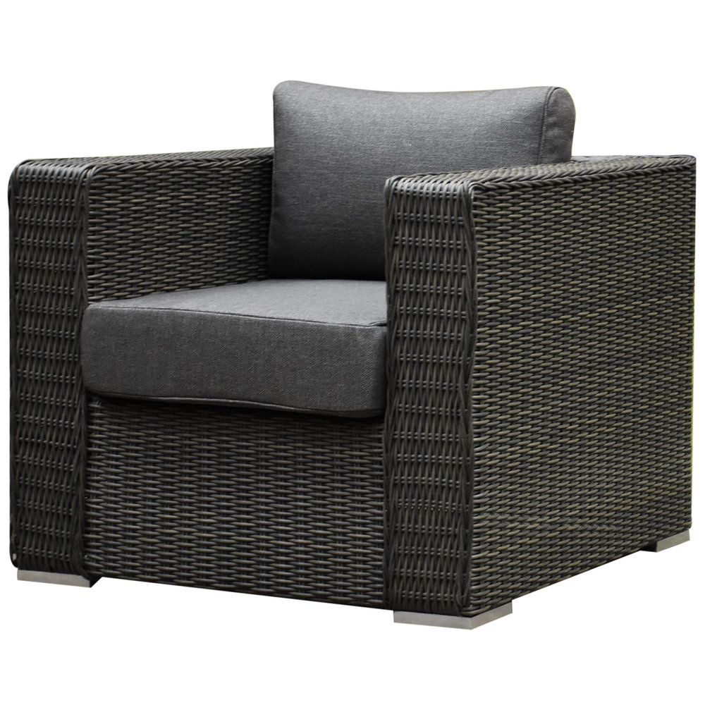 Matino premium lounge tuinstoel antraciet Matino premium lounge tuinstoel antraciet