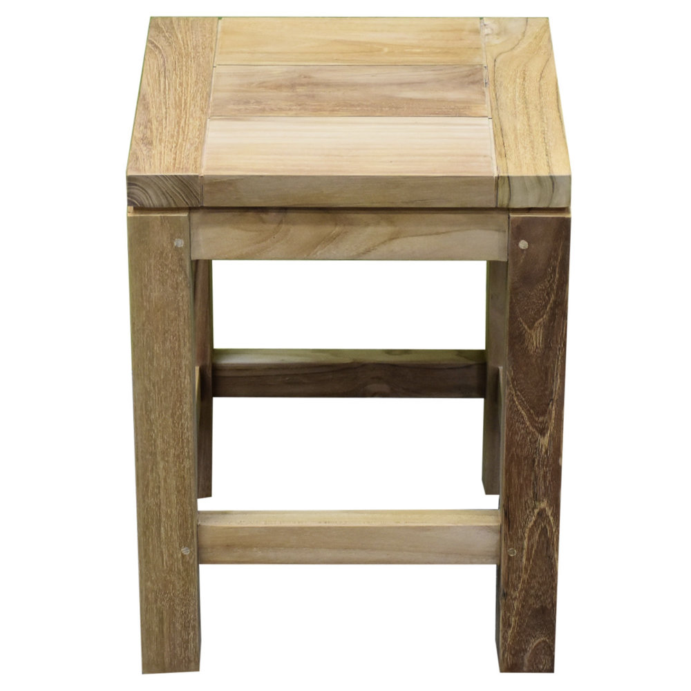 AVH-Collectie Boris bijzettafel 35x35xH46 cm teak AVH-Collectie Boris bijzettafel 35x35xH46 cm teak