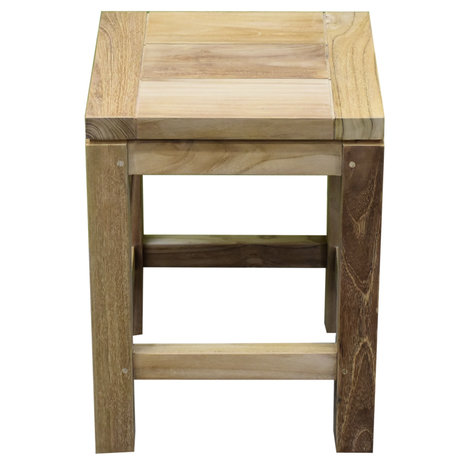 AVH-Collectie Boris bijzettafel 35x35xH46 cm teak AVH-Collectie Boris bijzettafel 35x35xH46 cm teak
