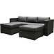 Matino premium chaise longue loungeset 3 delig antraciet Matino premium chaise longue loungeset 3 delig antraciet