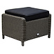 AVH-Collectie Ibiza stoel-bank loungeset 6-delig verstelbaar grijs AVH-Collectie Ibiza stoel-bank loungeset 6-delig verstelbaar grijs