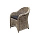 AVH-Collectie Barcelona dining tuinstoel naturel rotan - olefin black AVH-Collectie Barcelona dining tuinstoel naturel rotan - olefin black