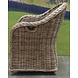 AVH-Collectie Barcelona dining tuinstoel naturel rotan - olefin black AVH-Collectie Barcelona dining tuinstoel naturel rotan - olefin black