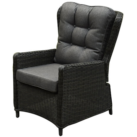 Marina premium lounge tuinstoel verstelbaar antraciet Marina premium lounge tuinstoel verstelbaar antraciet