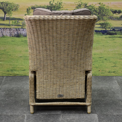 AVH-Collectie Darwin verstelbare dining tuinstoel bruin