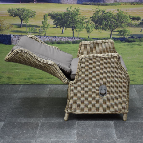 AVH-Collectie Darwin verstelbare dining tuinstoel bruin