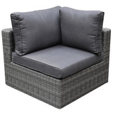 AVH-Collectie Rio hoekelement antraciet AVH-Collectie Rio hoekelement antraciet