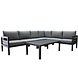 AVH-Collectie Fabri hoek loungeset 5 delig aluminium antraciet AVH-Collectie Fabri hoek loungeset 5 delig aluminium antraciet